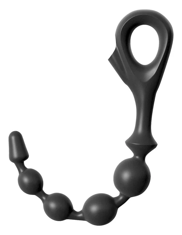 Bile Anale Ez-grip Beads, Negru