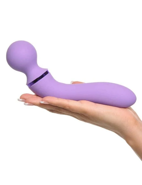 Vibrator Bagheta Duo Wand Massage-her, Lila, 19.5 Cm