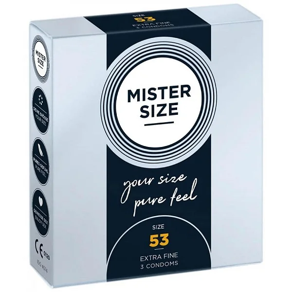 Mister Size 53 Mm Condoms 3 Pieces