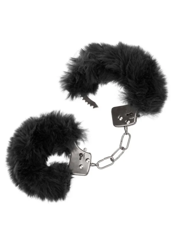 Catuse Pufoase Fluffy Furry Negre