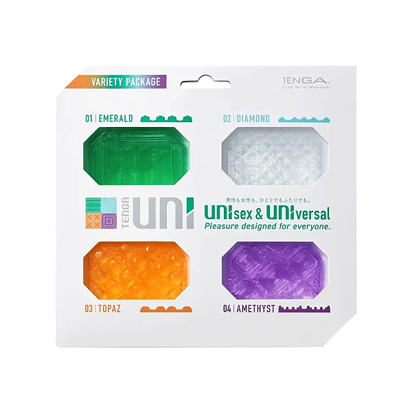 Set Mini Stimulatoare Unisex Tenga Uni Variety Pack