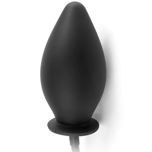 Dop Anal Gonflabil, Negru, 11 Cm