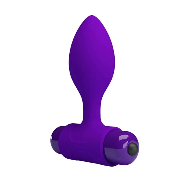 Dop Anal Cu Vibratii Vibra, Mov, 8.5 Cm