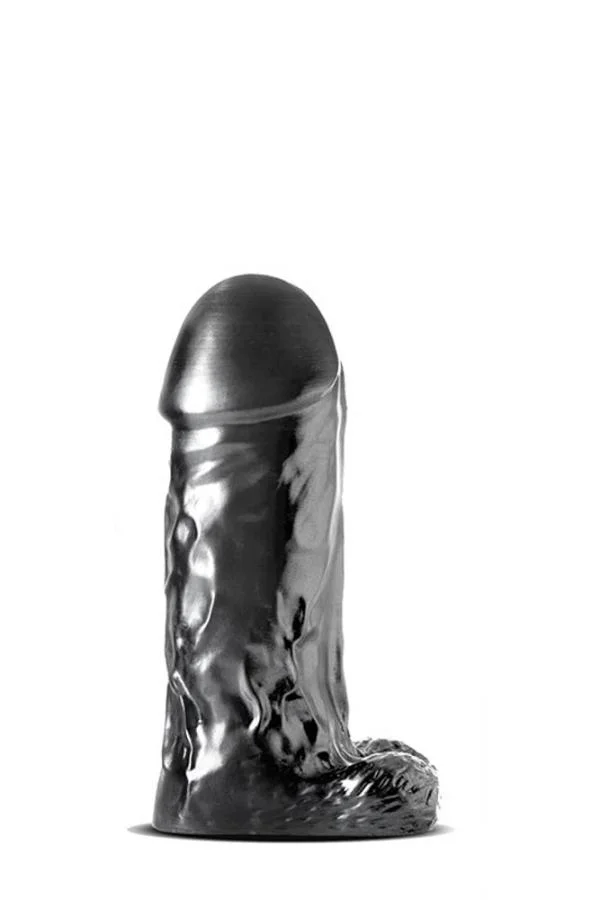 Dildo Clasic Jet Destroyer Carbon, Negru Metalic, 25 Cm