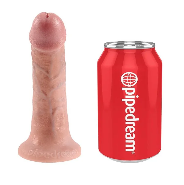 Ham Strap-on Cu Dildo King Cock, Natural, 15 Cm