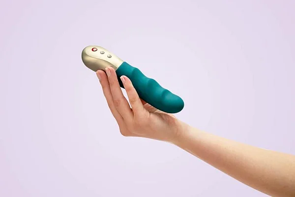Vibrator Mini Stronic Petite, Albastru Marin, 17 Cm