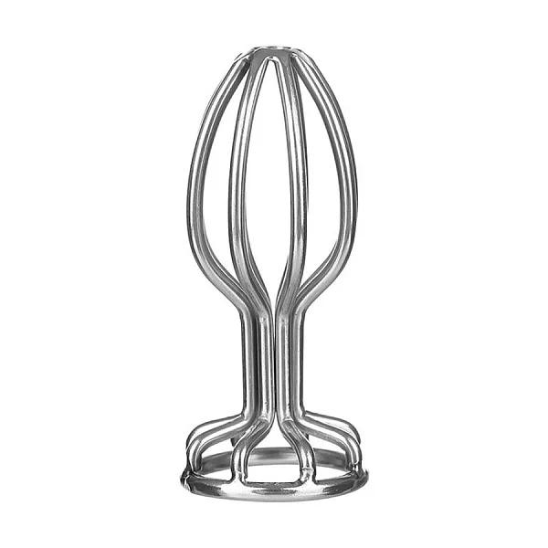 Dop Anal Stainless Anal Plug M, Metalic, 8 Cm