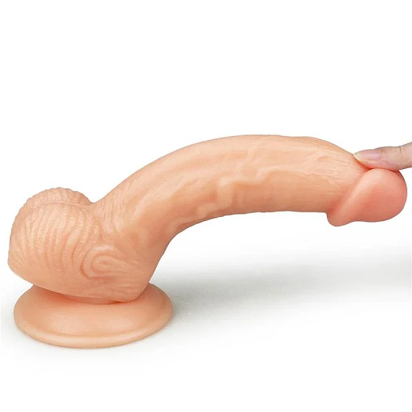 Dildo Realistic The Ultra Soft Dude, Natural, 20 Cm