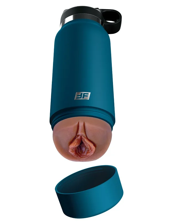 Fuck Flask Private Pleaser Discreet Stroker Brown