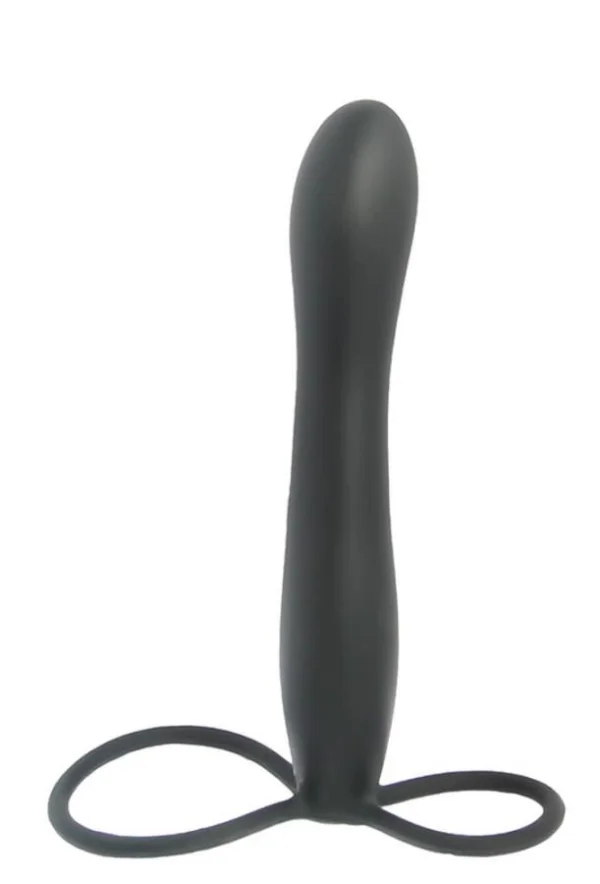 Strap On Anal Pentru Barbati Mojo Blackjack, Negru, 15 Cm