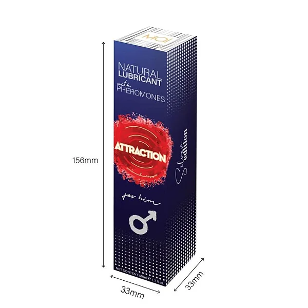 Lubrifiant Cu Feromoni Pentru Barbati Attraction For Him, 50 Ml