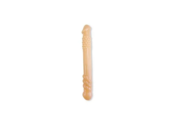 Dildo Dublu, Natural, 25 Cm