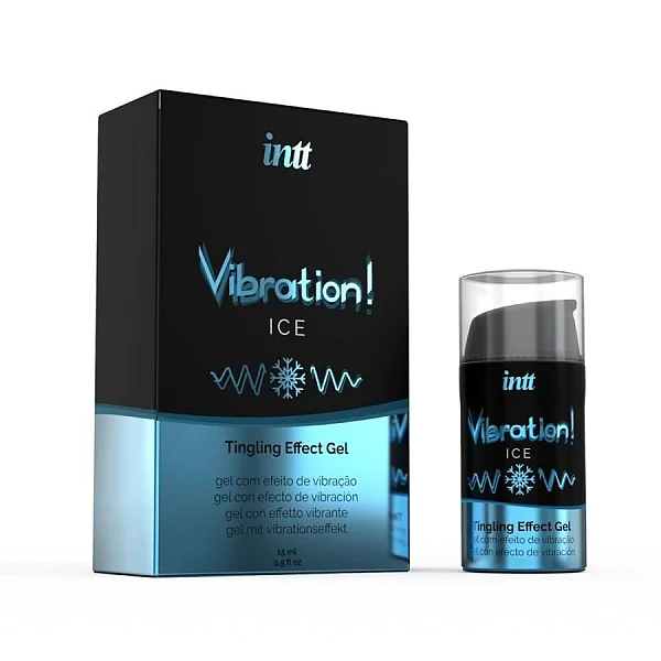 Gel Stimulant Cu Aroma Racoritoare Ice Vibration, 15 Ml