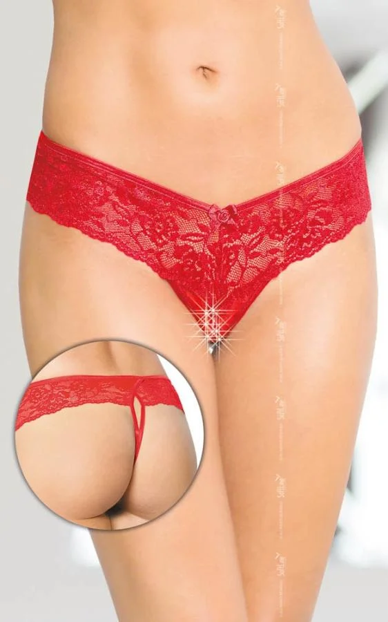 Chilotei Tanga Decupati Sexy, Rosu, S/m
